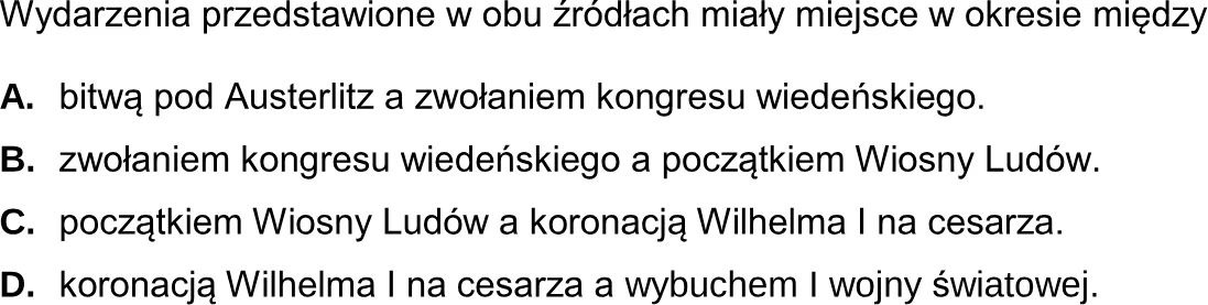 Dokończ zdanie. Wybierz właściwą odpowiedź spośród podanych.