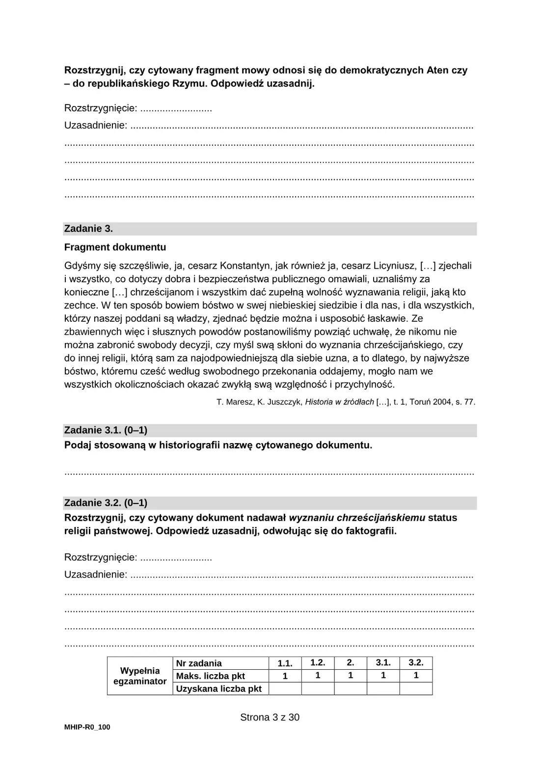 Arkusz pokazowy – marzec 2022 – strona 3