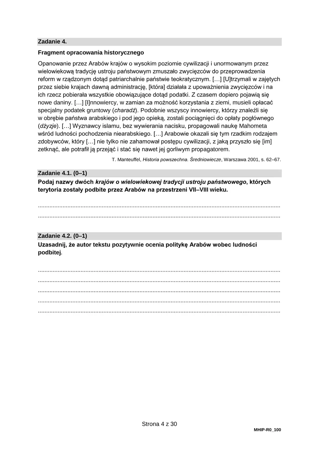 Arkusz pokazowy – marzec 2022 – strona 4