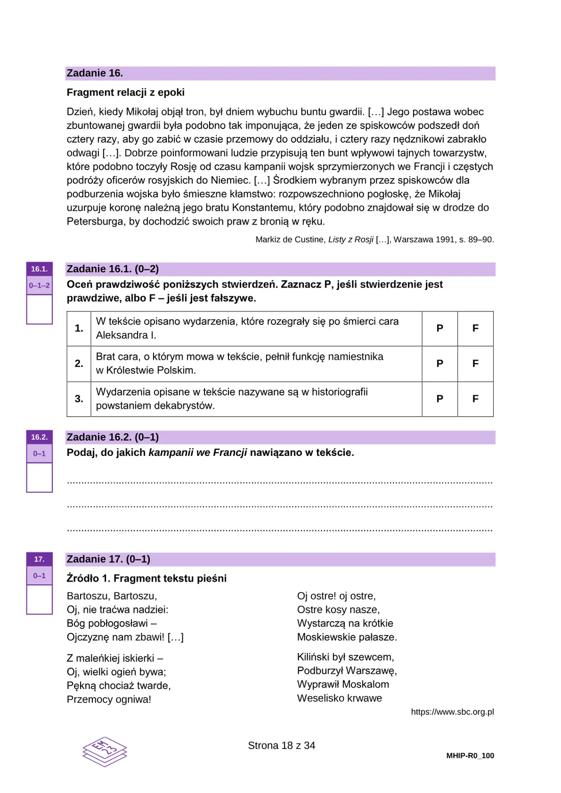 Arkusz diagnostyczny – grudzień 2022 – strona 18