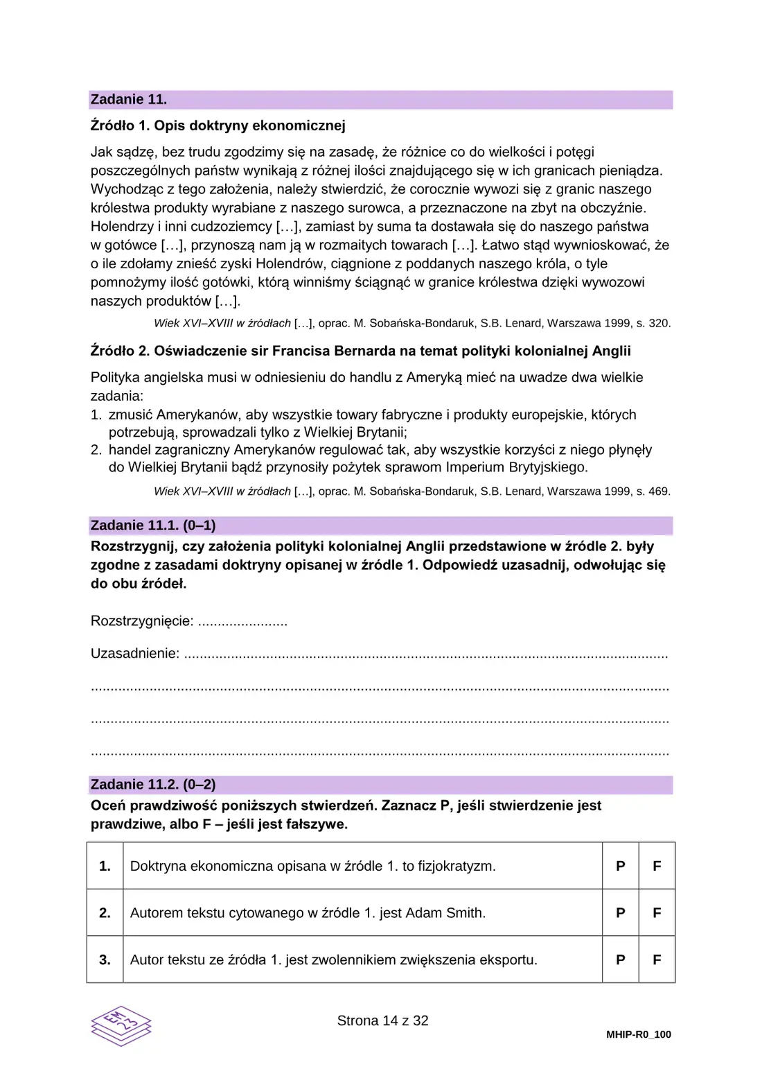 Egzamin maturalny – termin dodatkowy, czerwiec 2023 – strona 14