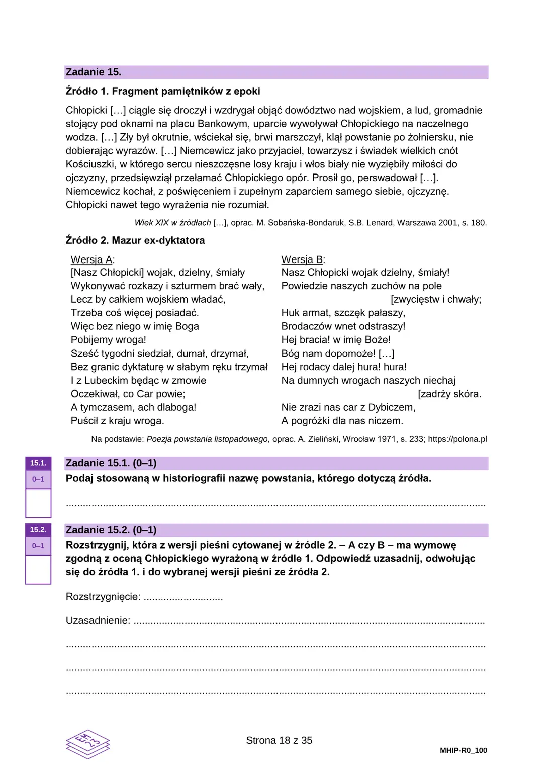 Egzamin maturalny – maj 2024 – strona 18