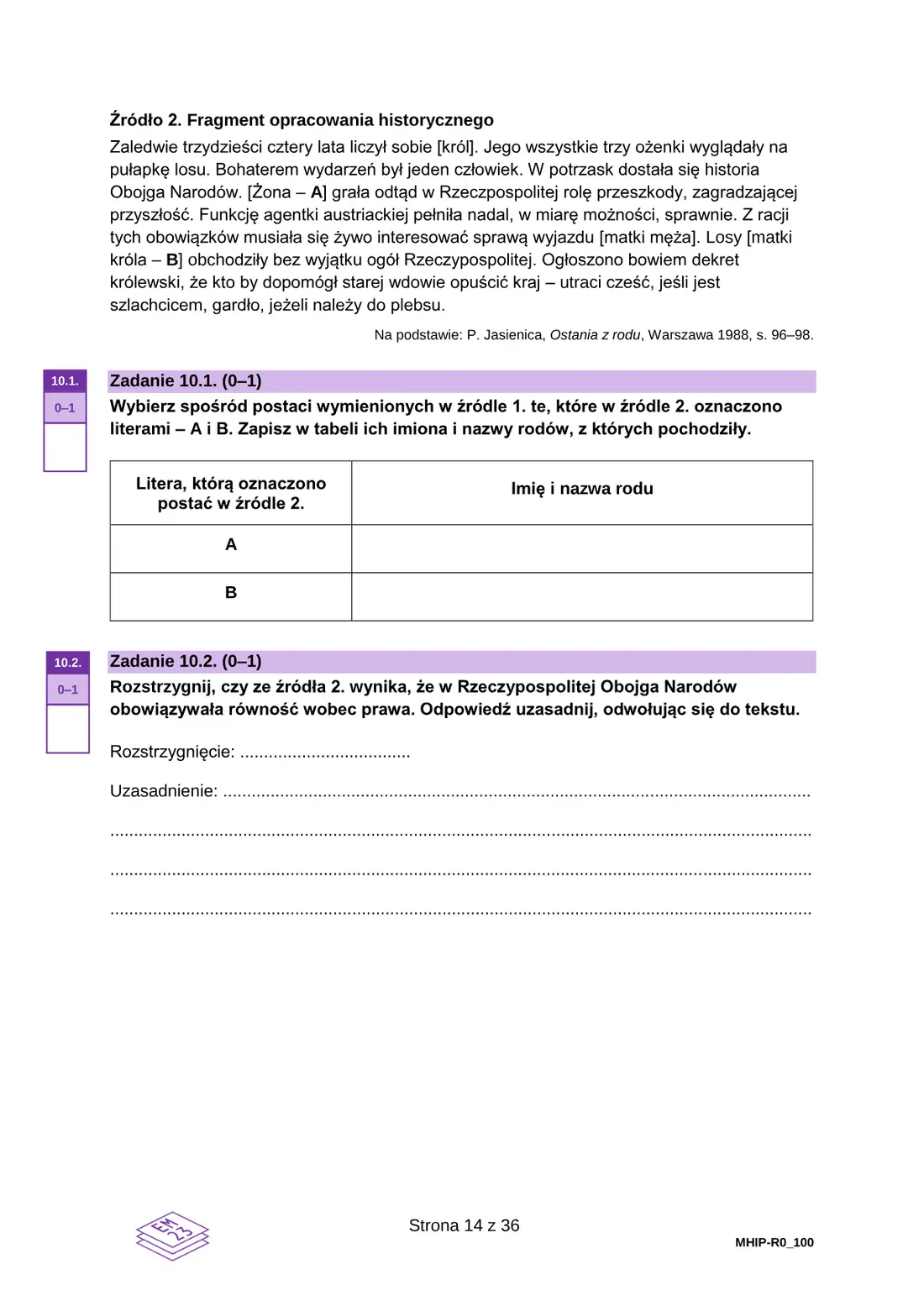 Arkusz diagnostyczny – grudzień 2024 – strona 14