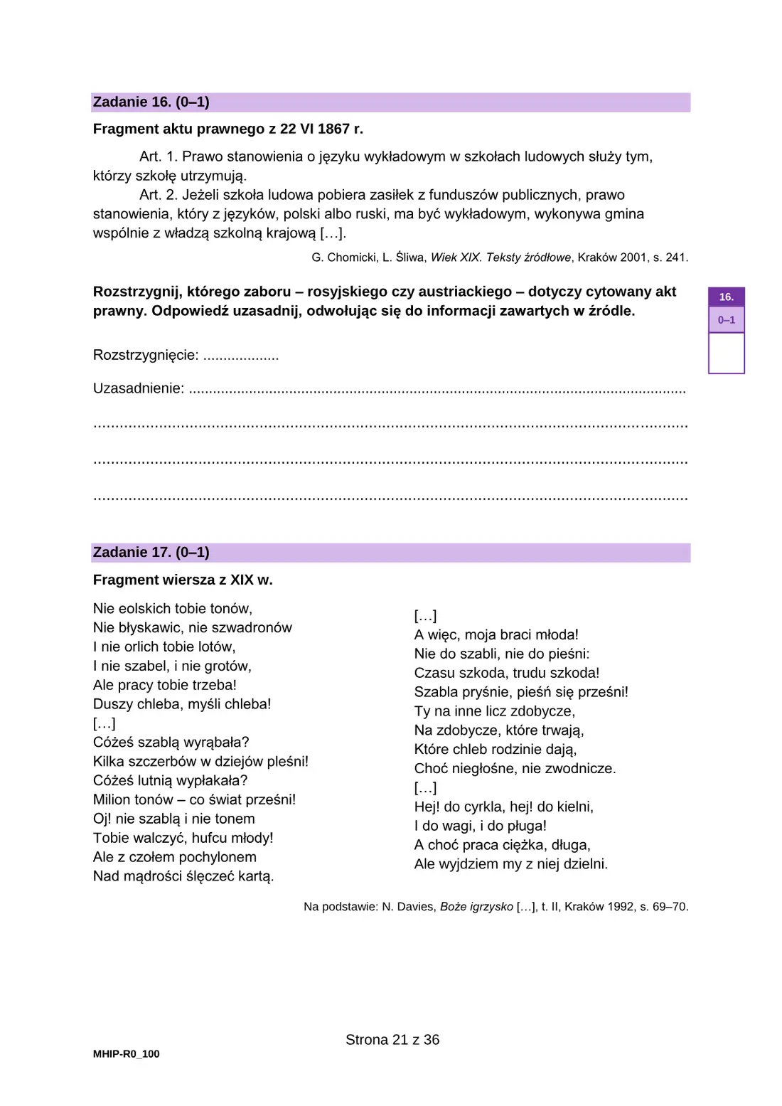 Arkusz diagnostyczny – grudzień 2024 – strona 21
