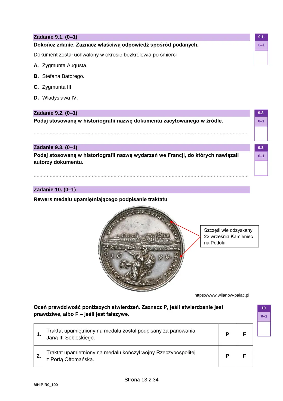 Egzamin maturalny – maj 2025 – strona 13