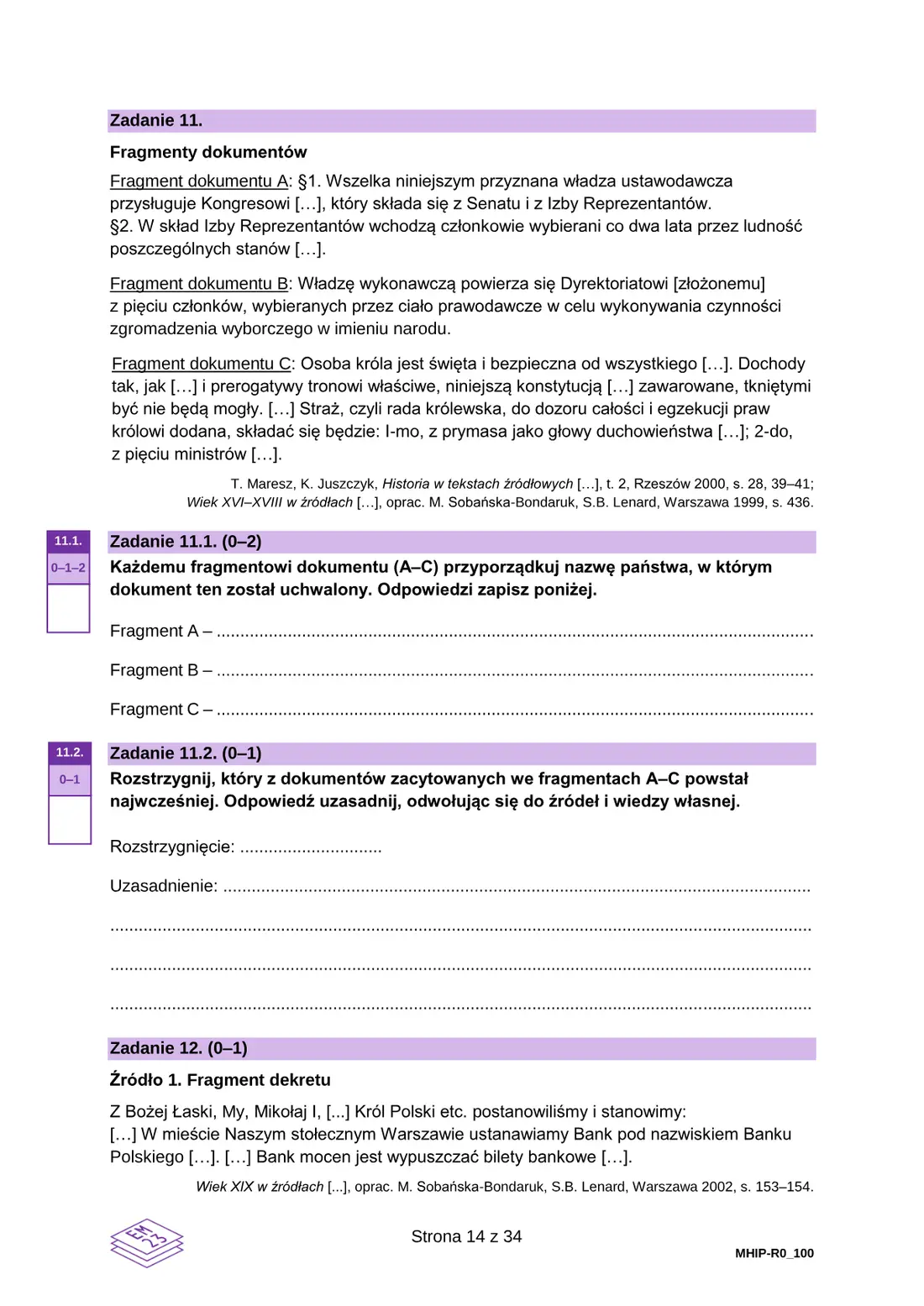 Egzamin maturalny – maj 2025 – strona 14