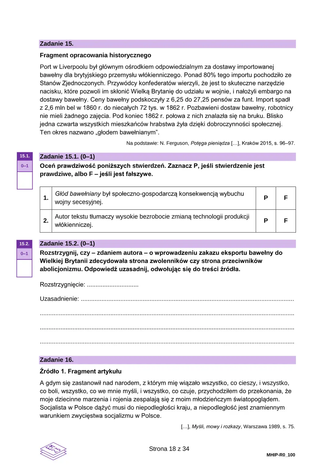 Egzamin maturalny – maj 2025 – strona 18