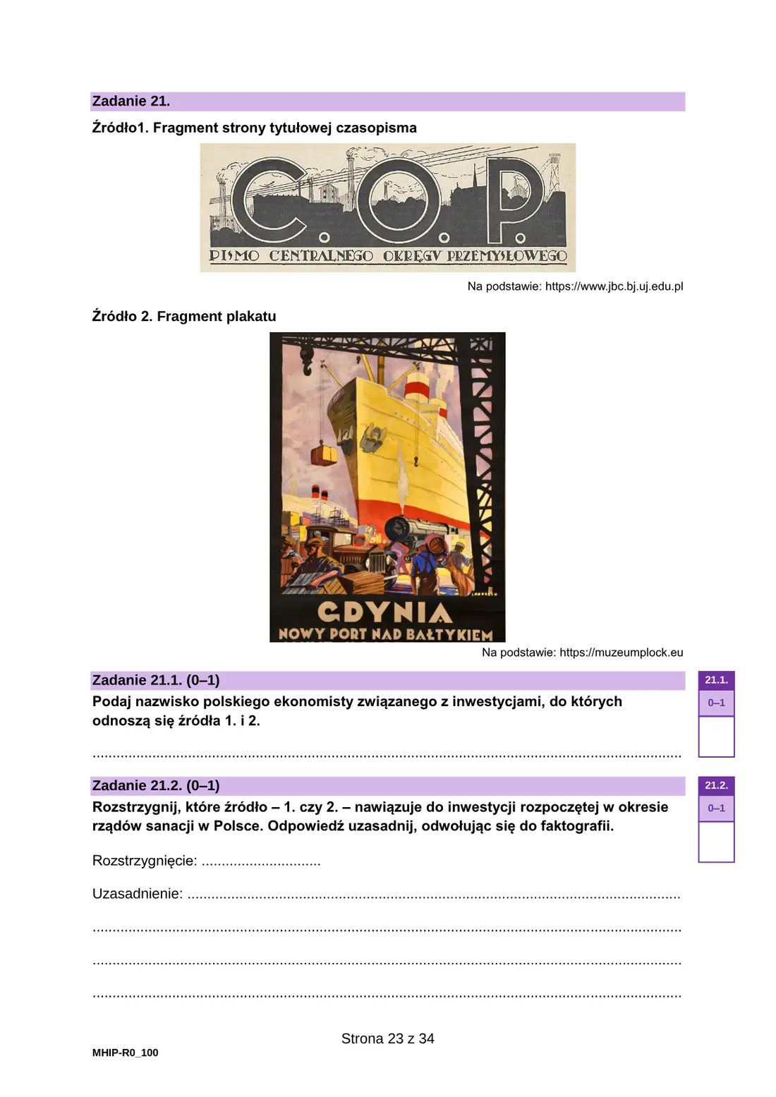 Egzamin maturalny – maj 2025 – strona 23