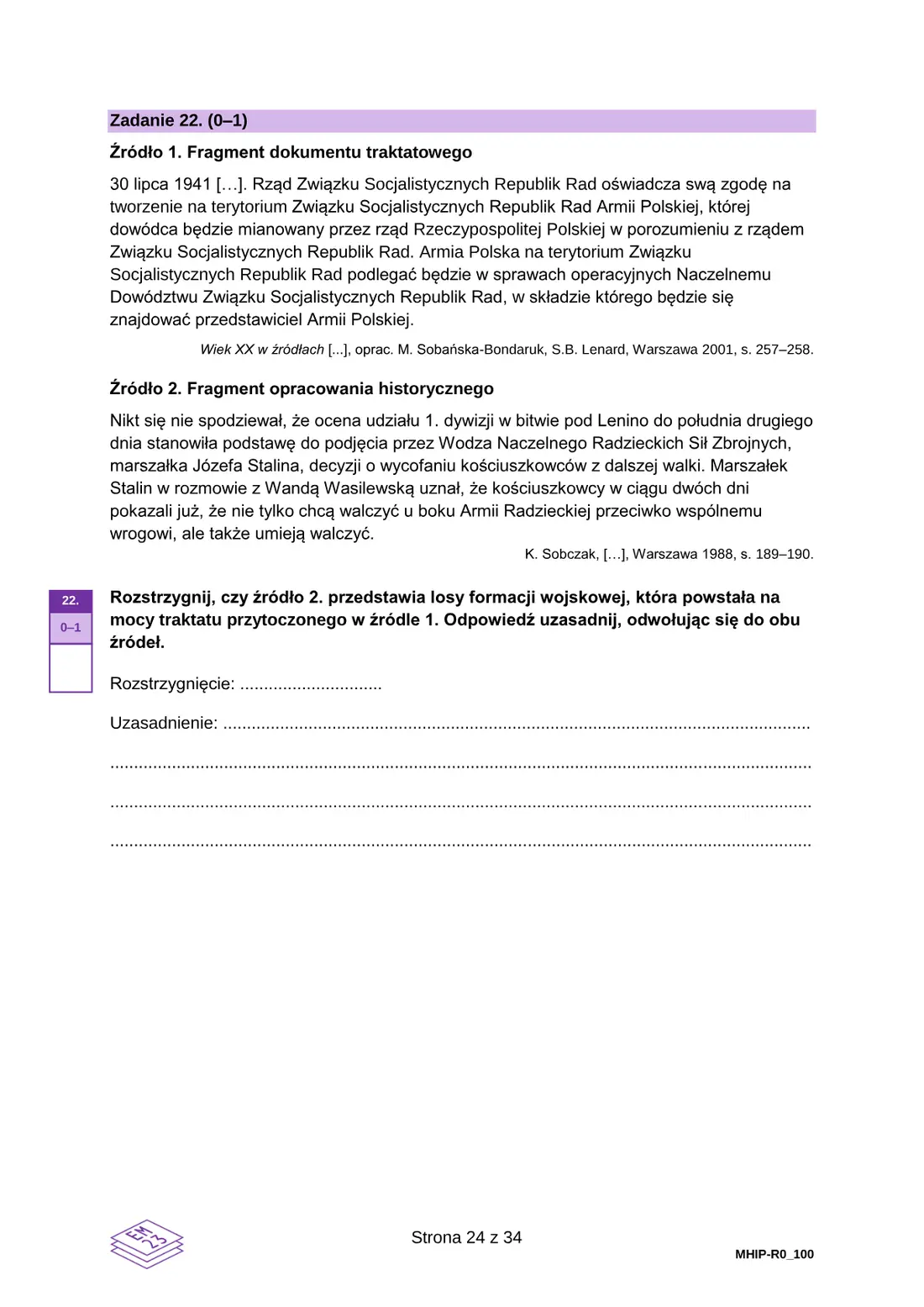 Egzamin maturalny – maj 2025 – strona 24
