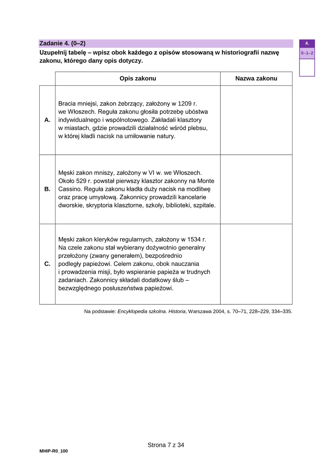 Egzamin maturalny – maj 2025 – strona 7