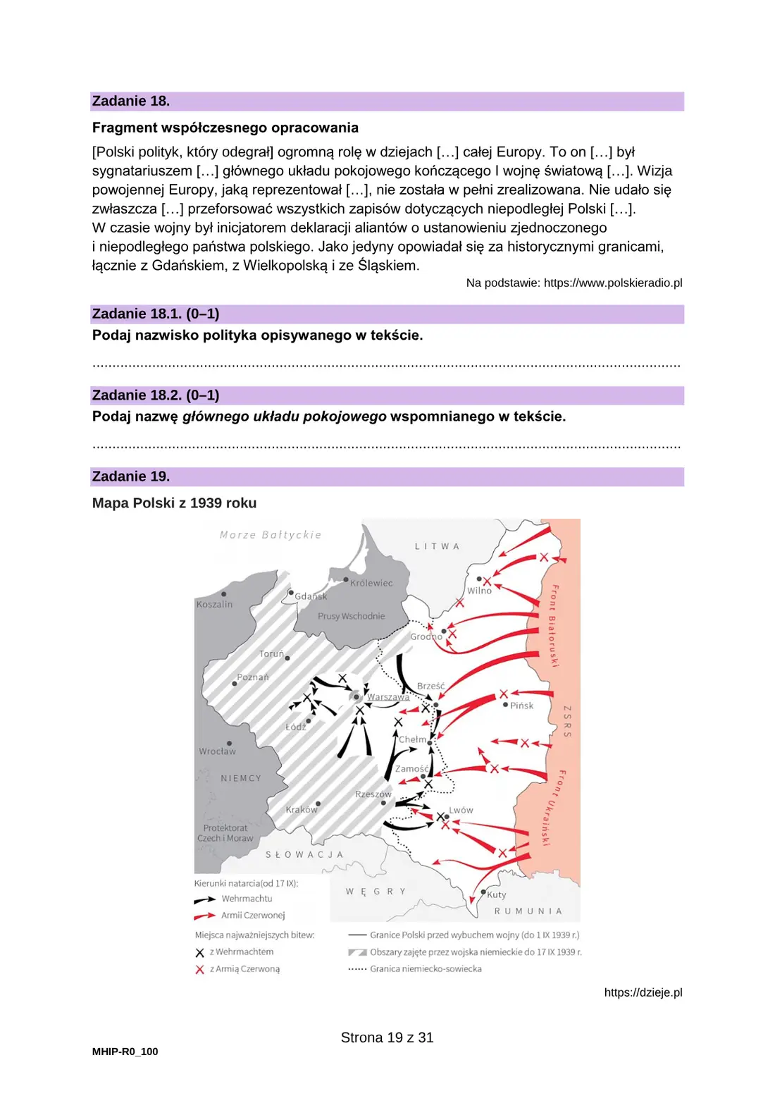 Egzamin maturalny – termin dodatkowy, czerwiec 2025 – strona 19