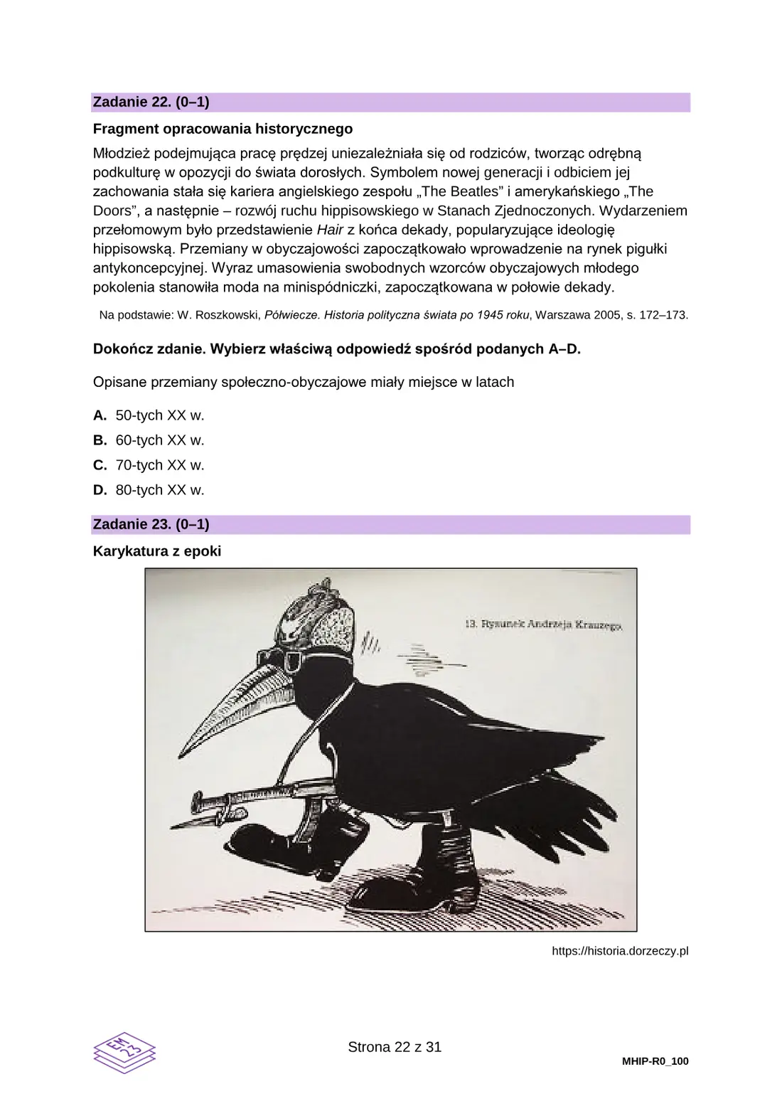 Egzamin maturalny – termin dodatkowy, czerwiec 2025 – strona 22