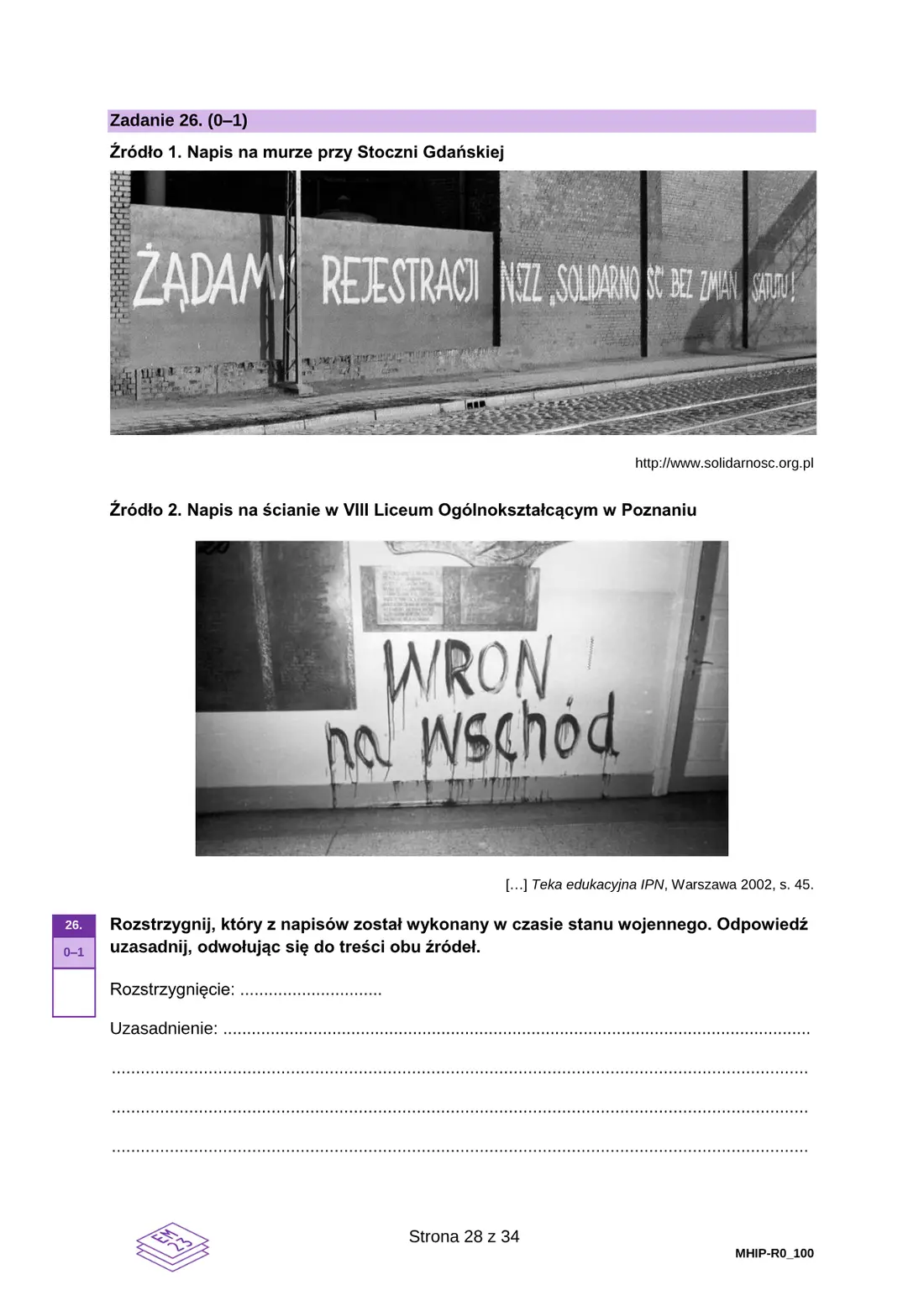 Próbny egzamin maturalny – styczeń 2026 – strona 28