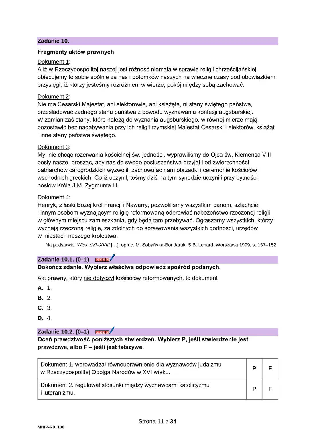 Egzamin maturalny – maj 2026 – strona 11