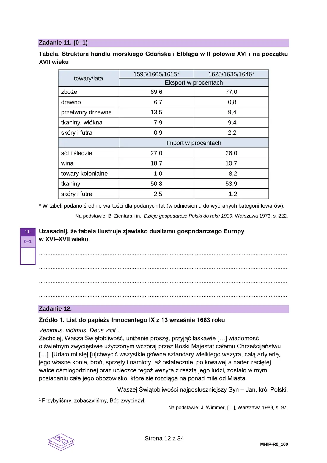 Egzamin maturalny – maj 2026 – strona 12