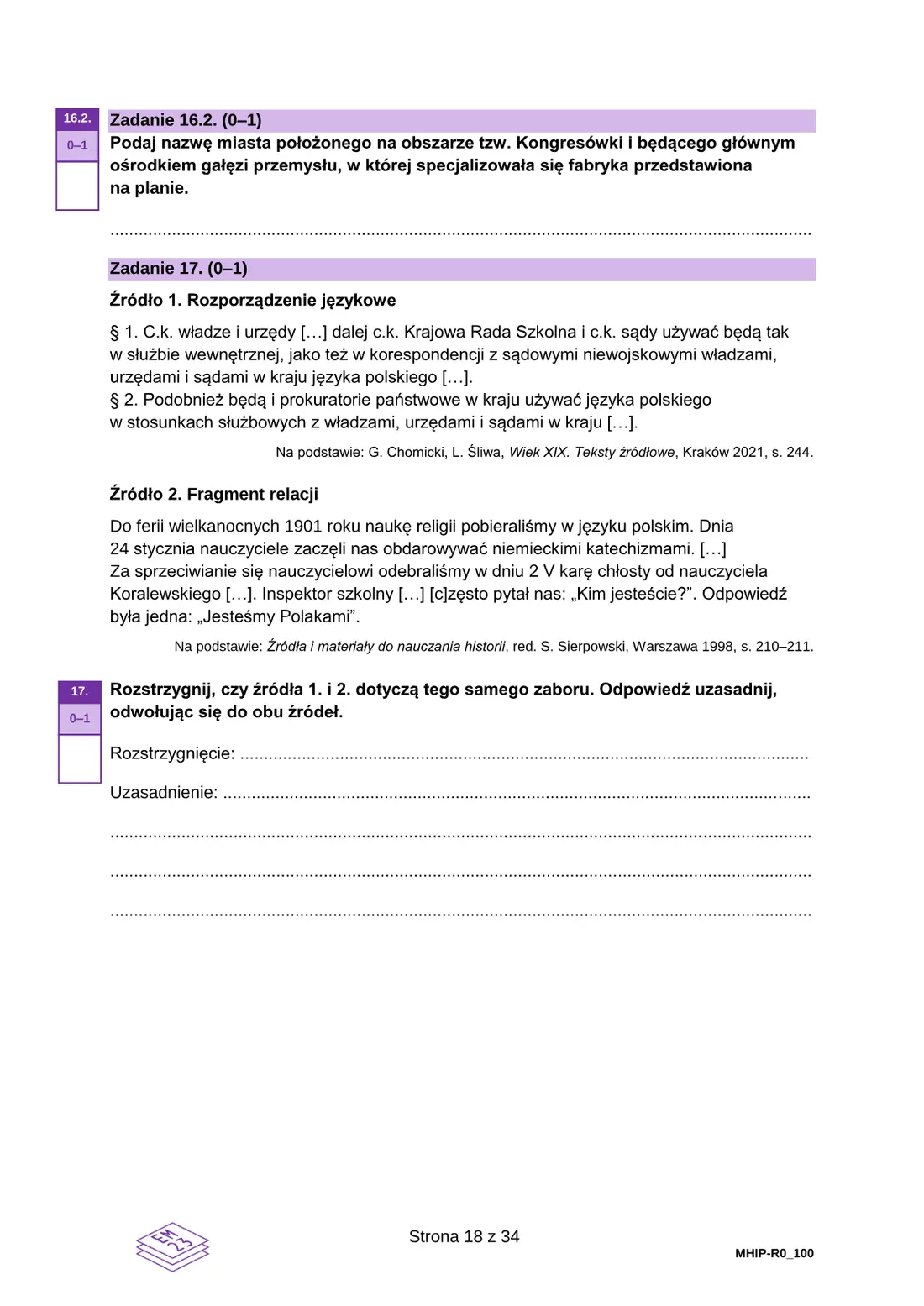 Egzamin maturalny – maj 2026 – strona 18
