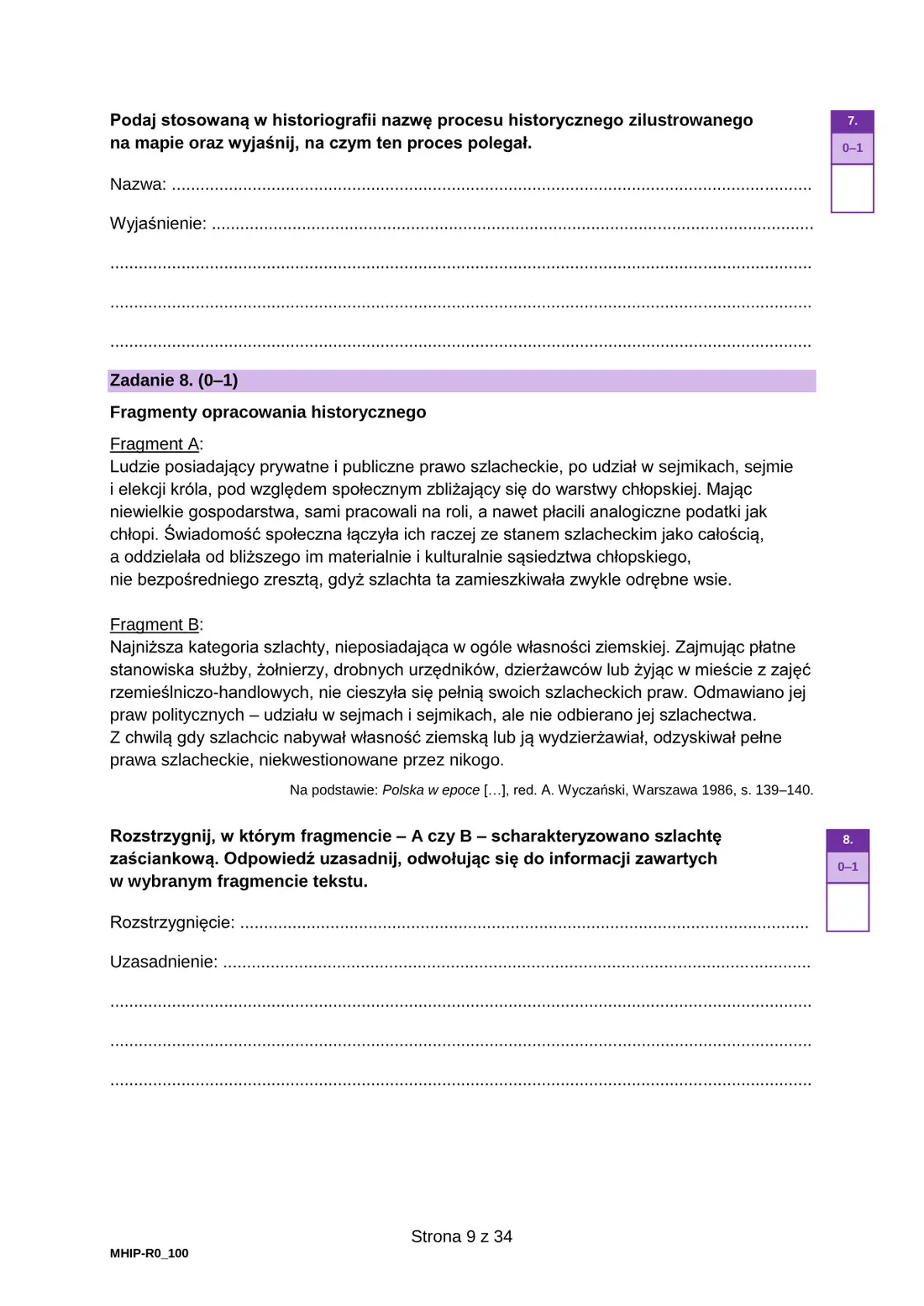 Egzamin maturalny – maj 2026 – strona 9
