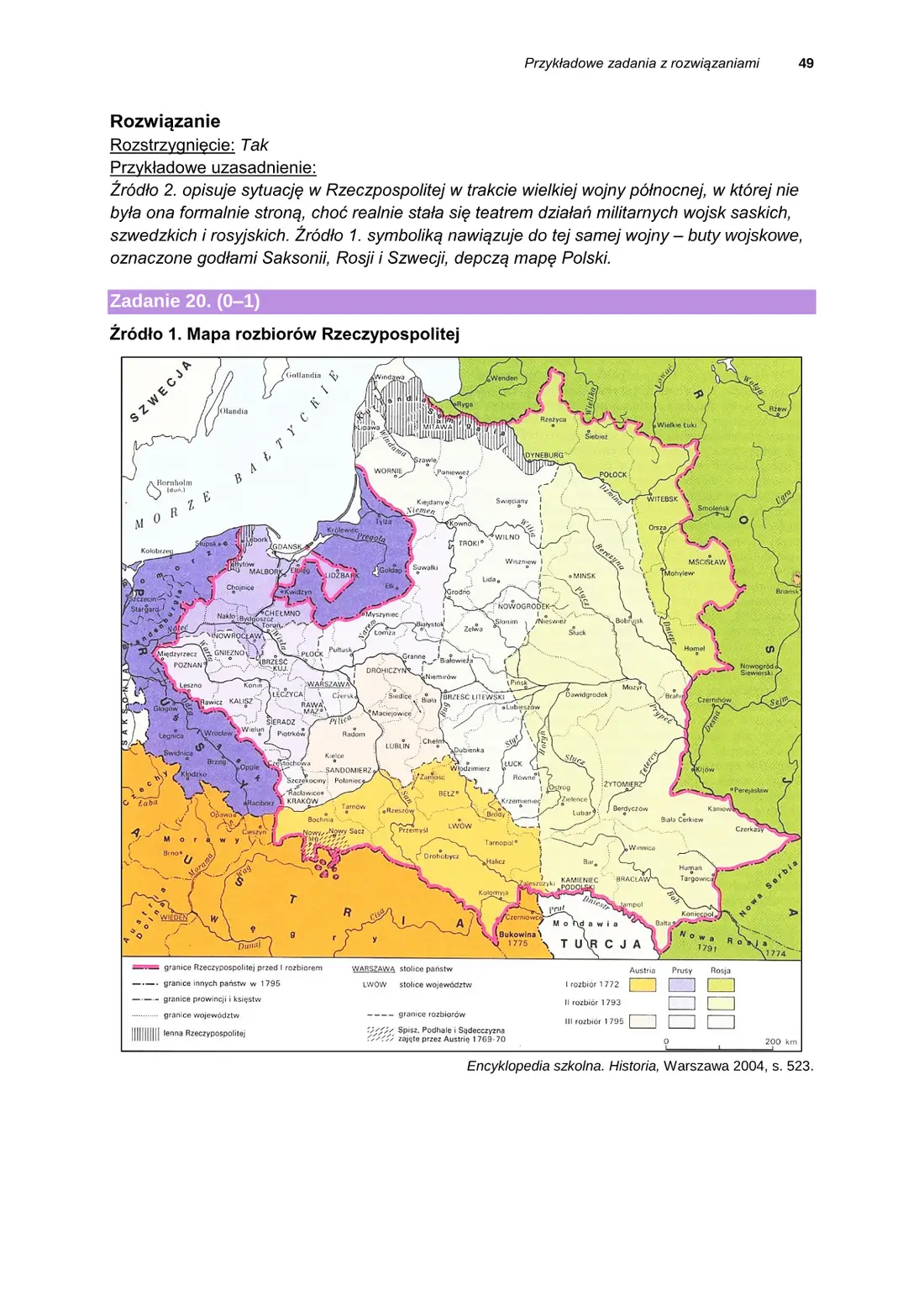 Informator o egzaminie maturalnym z historii od roku szkolnego 2025/2026 – strona 49